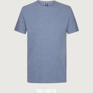 Profuomo Ppxt10004i t-shirt crew neck ss mid blue