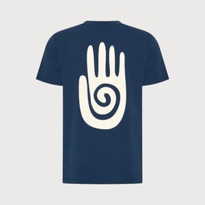 Blue Industry Het backprint t-shirt |