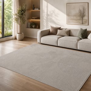 Muratap Vivant japandi abstract vloerkleed laagpolig beige- 160x230 cm