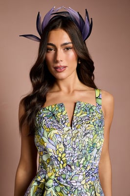 Lisa Tan Petal Detail Headband Fascinator