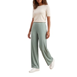 Kenneth Cole Womens Leggings Pull On Wide Leg Trouser Rise Stretchable Bottom