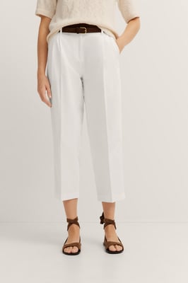 Bugatti Damen Chino met plooi