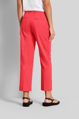 Bugatti Damen Geplooide broek met een matte glans