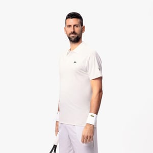 Men's Lacoste Djokovic On Court Polo Shirt in White