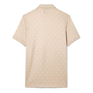 Men's Lacoste Fit UV Protect Golf Polo Shirt in Beige