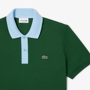 Men's Lacoste Collar L.12.12 Polo Shirt in Green