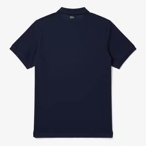 Men's Lacoste Fit Signature Print L.12.12 Polo Shirt in Blue