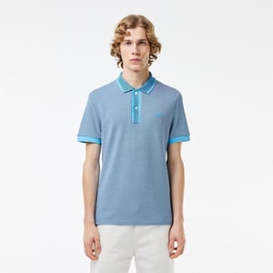 Men's Lacoste Fit Caviar Piqu¿ Polo Shirt in Blue