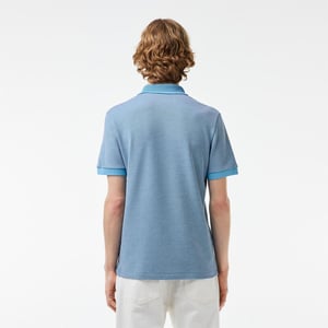 Men's Lacoste Fit Caviar Piqu¿ Polo Shirt in Blue