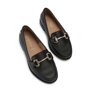 Carvela Leather Snap Wide Fit Loafers