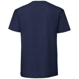 Fruit of the Loom Heren Iconic 195 Premium Ringspun Katoen T-Shirt (Deep Navy)