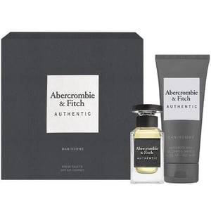 Abercrombie & Fitch Authentic Man Gift Set (Eau De Toilette Spray 50ml + Body wash 200ml)