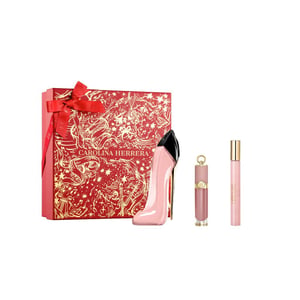 Carolina Herrera Good Girl Blush Gift Set (Eau De Parfum 80ml + Lipstick + Eau De Parfum 10ml)