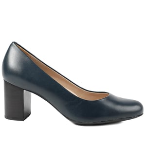 Jones Bootmaker Xantara Leather Block Heel Court Shoes