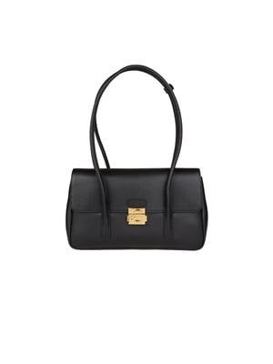 C-Me Lockhandtas Geribbeld Leder. 001