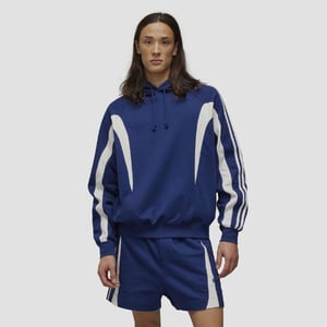 Men's Y-3 Line Hoodie in Blue