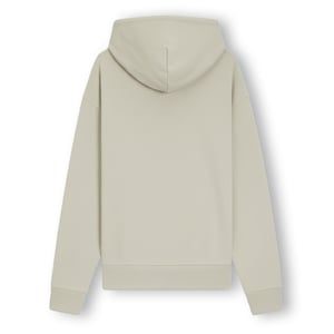Men's Boss Contrast Logo Hoodie in Beige