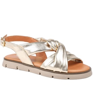 Jones Bootmaker Jocasta Leather Twist Strap Sandals