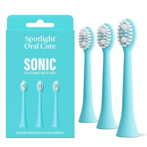 Spotlight Oral Care Sonic Toothbrush Replacement Heads In Blue