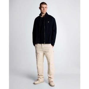 Men's Lyle And Scott Neck Twill Jacket in Blue