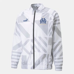 Men's Puma De Marseille FC Prematch Jacket in White