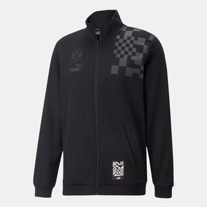 Men's Puma Dortmund Fc Ftblculture Track Jacket in Black