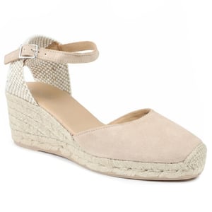 Jones Bootmaker Rayna Leather Buckled Espadrilles