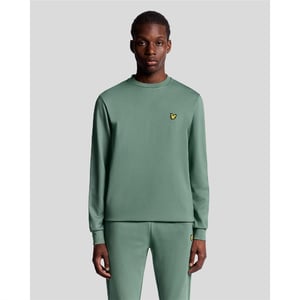 Men's Lyle And Scott Lightweight Sweatshirt in Green