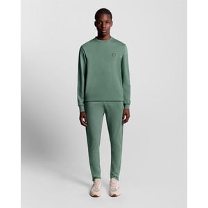 Men's Lyle And Scott Lightweight Sweatshirt in Green