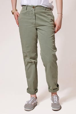 Tapered Ankle Grazer Chino Trousers