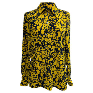 Victoria, Victoria Beckham Gedrukt Crepe Shirt in Multicolor Polyester