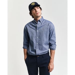 Men's Gant Fit Classic Oxford Shirt in Blue