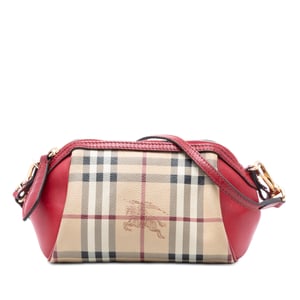 Pre-owned Mini Haymarket Check Coated Canvas Blaze Crossbody