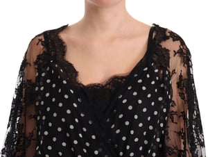 Floralprint Maxi Dress Polka Dot Lace
