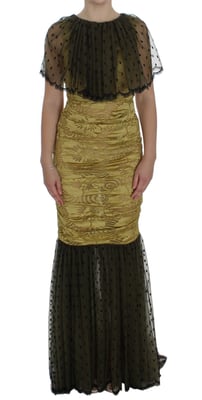 Dolce Gabbana Gown Mermaid Style Short Sleeves