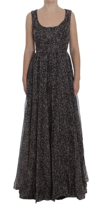 Dolce Gabbana Maxi-jurk Mouwloos Bloemenprint