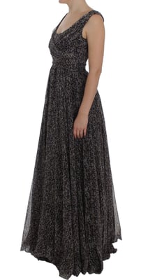 Dolce Gabbana Maxi-jurk Mouwloos Bloemenprint