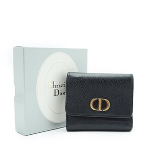 Dior leren portemonnee 30 Montaigne