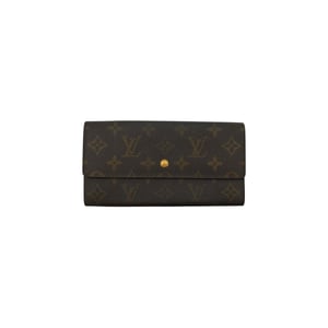 Louis Vuitton Vintage Tygplånbok Lång Plånbok