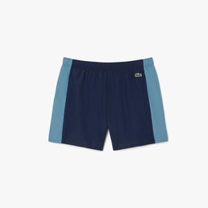 Men's Lacoste Block Swim Trunks in Navy