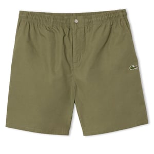 Men's Lacoste Fit Poplin Shorts in Green
