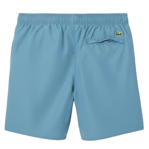 Men's Lacoste Branded Swim Trunks in Blue