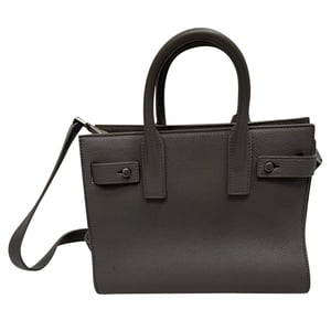 Saint Laurent Sac De Jour Nanoväska i grått läder