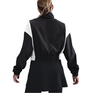 Women's Nike Color Block Windbreaker Jacket in Black/White