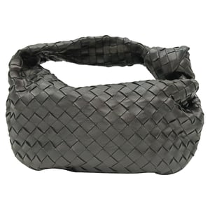Bottega Veneta Teen Jodie Axelväska i Grått Lammskinn