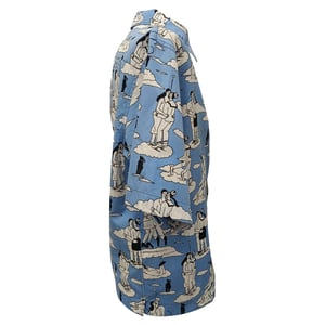 Prada Double Match Printed Shirt in Multicolor Cotton