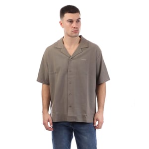Men's Boss Knit Shirt in Beige