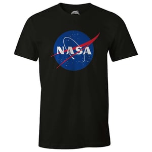 NASA Herenlogo T-Shirt (Zwart)