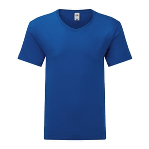 Fruit of the Loom Heren Iconic 150 V Hals T-shirt (Koningsblauw)