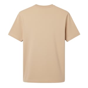 Men's Lacoste Fit Cotton Interlock T Shirt in Beige